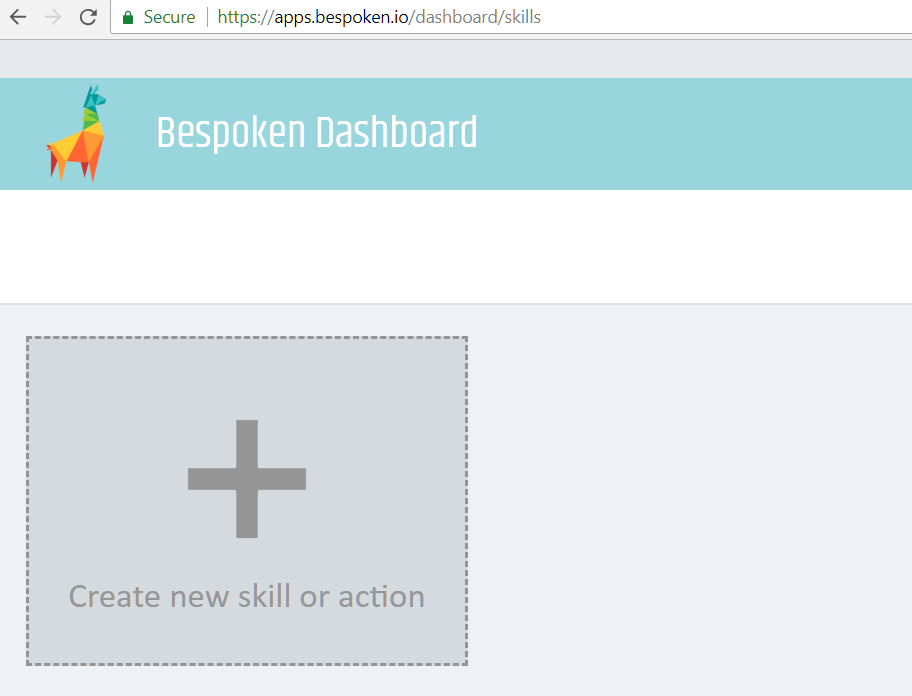 Bespoken Dashboard